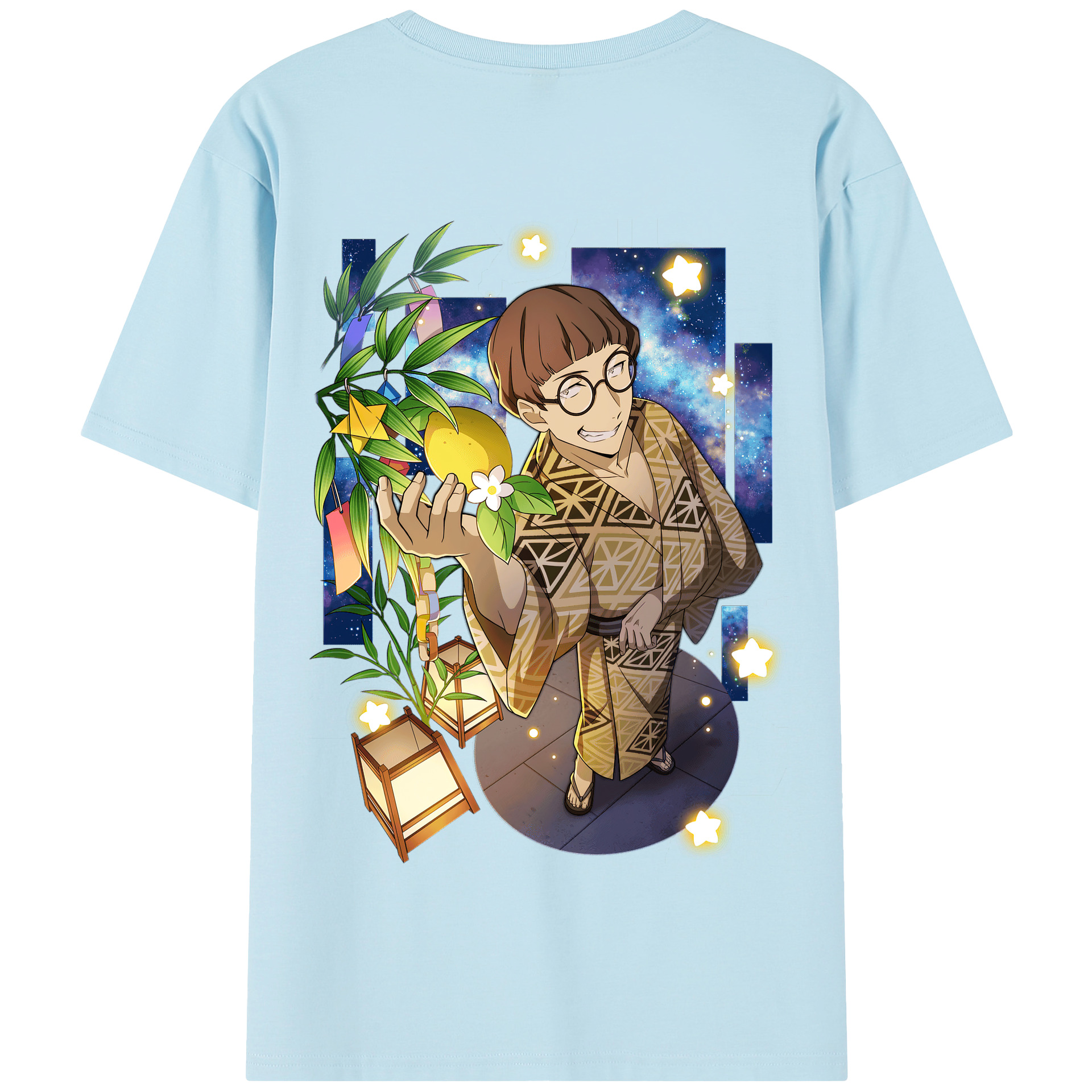 （画像用） 文豪ストレイドッグス Bungo Stray Dogs 綿100％半袖Tシャツ（背面プリント）